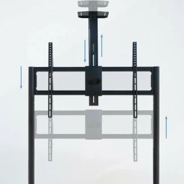 Soporte de Suelo con Ruedas TooQ FS20208M-B para TV de 55-100"/ hasta 120kg - Imagen 3