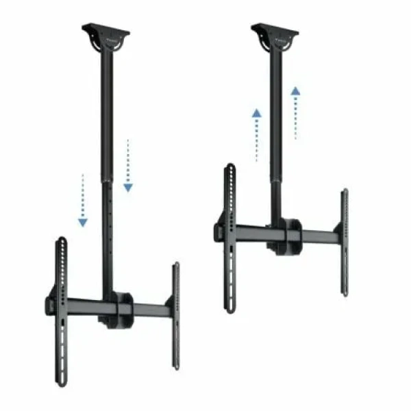 Soporte de Techo Giratorio/ Inclinable/ Nivelable TooQ LPCE1170TSLI-B para TV de 37-70"/ hasta 50kg - Imagen 2