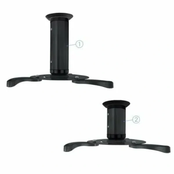 Soporte de Techo para Proyector TooQ PJ1010TN-B/ Inclinable-Giratorio/ hasta 10kg - Imagen 2