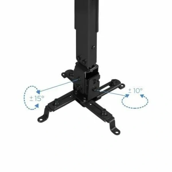 Soporte de Techo para Proyector TooQ PJ2012T-B/ Inclinable/ hasta 20kg - Imagen 3