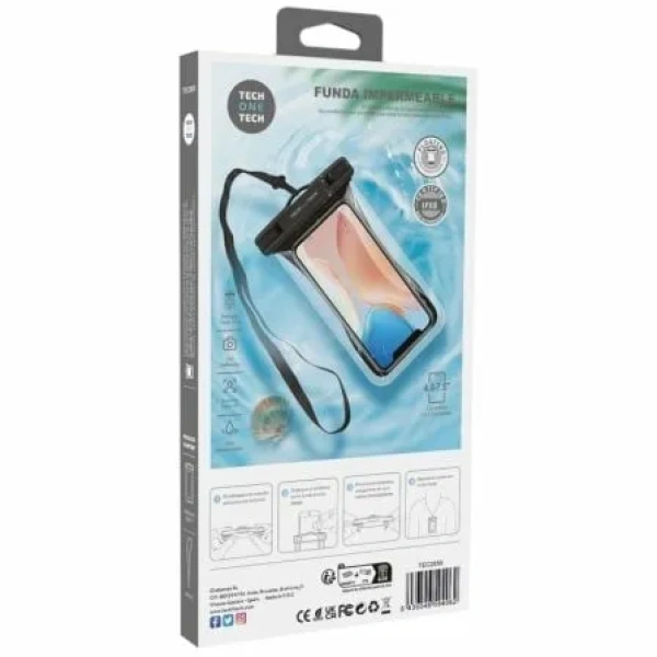 Funda Universal Impermeable para Smartphone Tech One Tech TEC2855/ Hasta 7.5" - Imagen 3