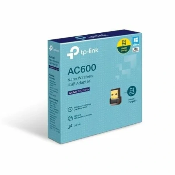Adaptador USB - WiFi TP-Link Archer T2U Nano/ 600Mbps - Imagen 2