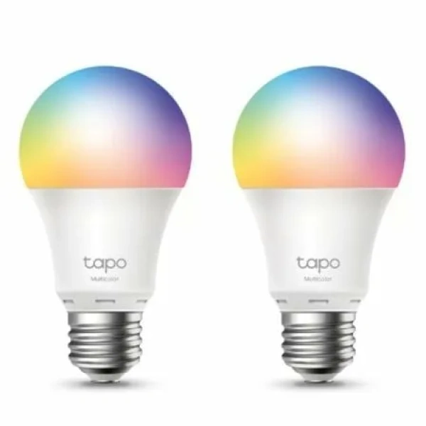 Bombilla Inteligente TP-Link Tapo L530E/ Casquillo E27 / 8.7W/ 806 Lúmenes/ 2500 - 6500K/ Pack 2