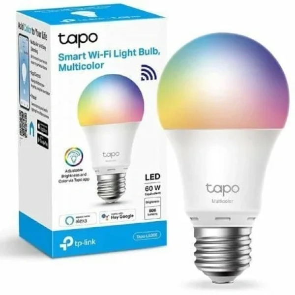 Bombilla Inteligente TP-Link Tapo L530E/ Casquillo E27 / 8.7W/ 806 Lúmenes/ 2500 - 6500K - Imagen 2