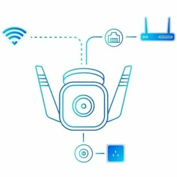 Cámara de Videovigilancia TP-Link Tapo TC65/ Visión Nocturna/ Control desde APP - Imagen 3