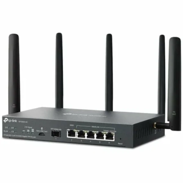 Router VPN 4G TP-Link Omada ER706W-4G/ WiFi 6/ 3000Mbps/ 2.4GHz 5GHz/ 5 Antenas/ WiFi 802.1Q - Imagen 2