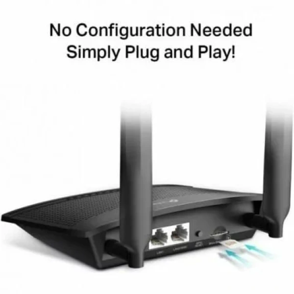 Router Inalámbrico 4G TP-Link TL-MR100 300Mbps/ 2.4GHz/ 2 Antenas/ WiFi 802.11b/g/n - Imagen 3