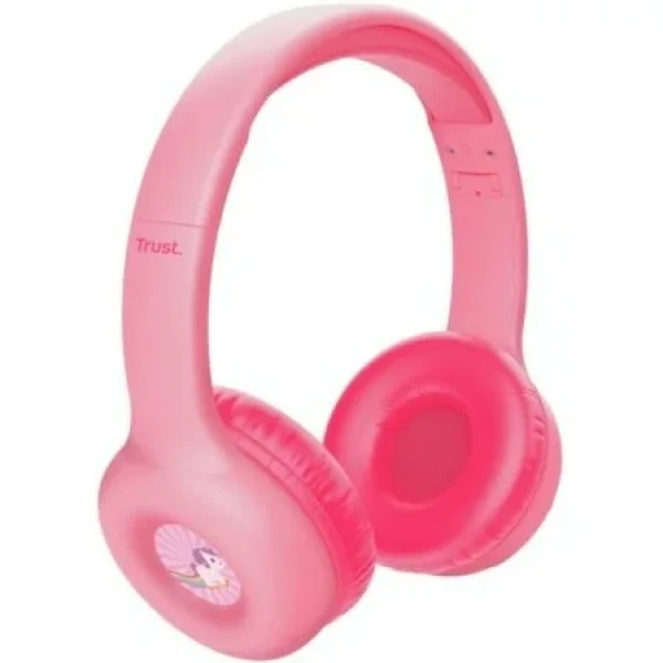Auriculares Infantiles Inalámbricos Trust Nouna Kids/ con Micrófono/ Rosas - Imagen 2