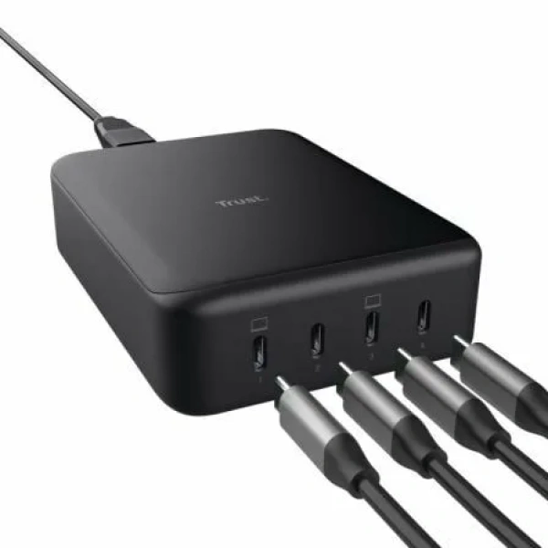 Cargador de Portátiles GaN Trust Maxo/ 4xUSB Tipo-C/ 240W - Imagen 2
