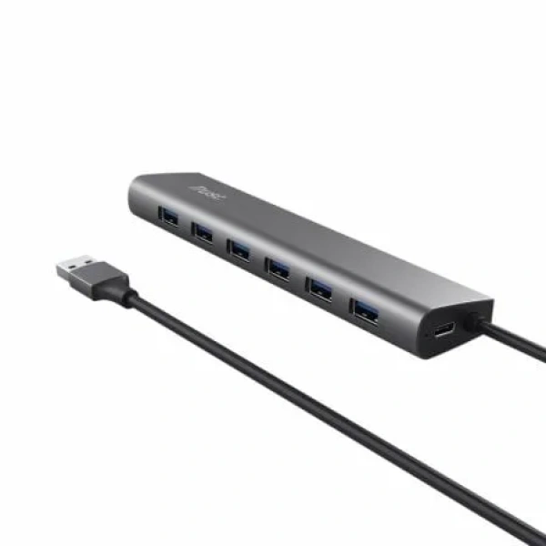 Hub USB 3.2 Gen1 Trust Halyx/ 7xUSB/ 1xUSB-C - Imagen 3