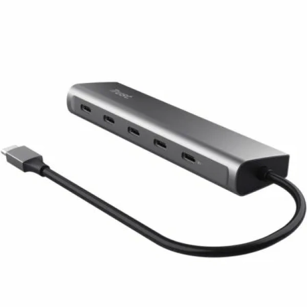 Hub USB Tipo-C Trust Halyx/ 4xUSB Tipo-C/ 1xUSB Tipo-C PD - Imagen 3