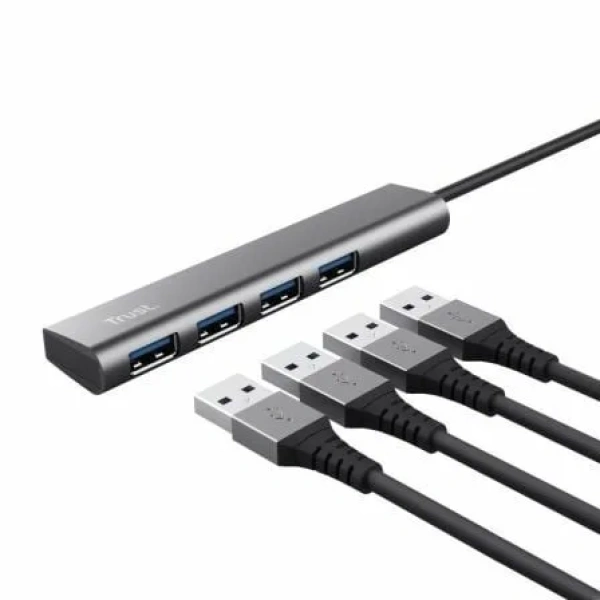 Hub USB Tipo-C Trust Halyx/ 4xUSB - Imagen 2