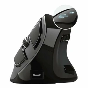 Ratón Vertical Inalámbrico por Bluetooth Trust Voxx/ Hasta 2400 DPI