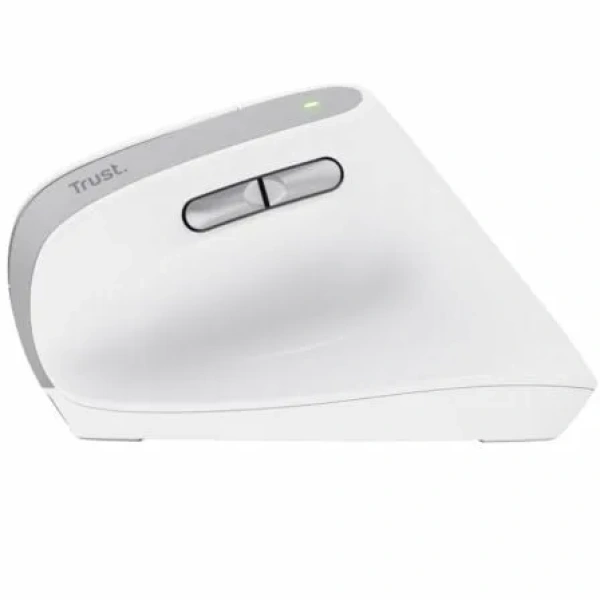 Ratón Vertical Inalámbrico Trust Bayo II/ Batería recargable/ Hasta 2400 DPI/ Blanco - Imagen 3