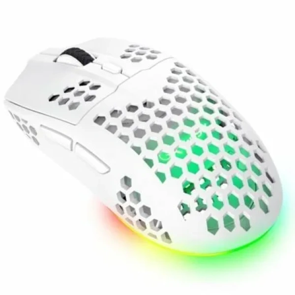 Ratón Gaming Inalámbrico Trust Gaming GXT 929 Helox/ Batería recargable/ Hasta 4800 DPI/ Blanco - Imagen 2
