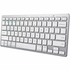 Teclado Compacto Inalámbrico por Bluetooth Trust 24654/ Plata