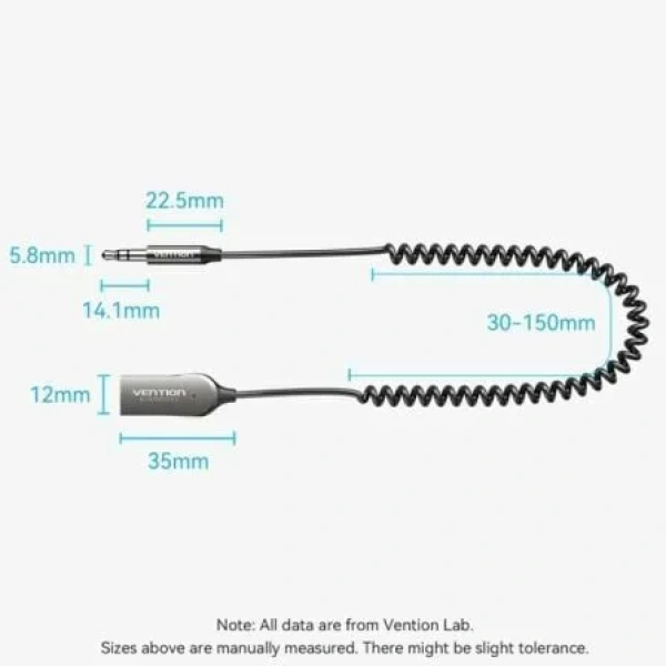 Receptor FM/ MP3/ Bluetooth Vention NAIHG - Imagen 2