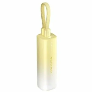 Powerbank 5000mAh Vention FHWY0/ 20W/ Wireless/ Amarilla