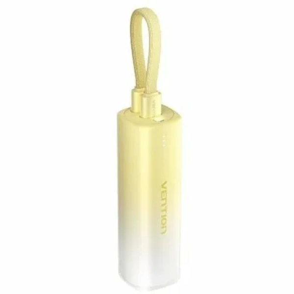 Powerbank 5000mAh Vention FHWY0/ 20W/ Wireless/ Amarilla