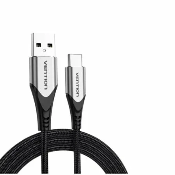 Cable USB 2.0 Tipo-C Vention CODHF/ USB Macho - USB Tipo-C Macho/ Hasta 60W/ 480Mbps/ 1m/ Gris - Imagen 2