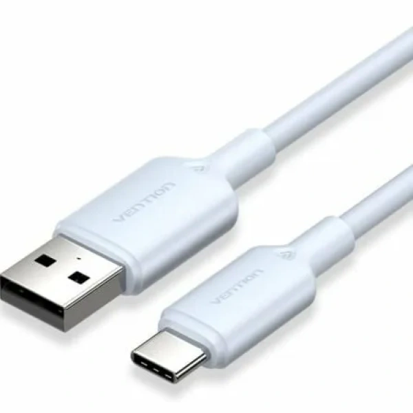 Cable USB 2.0 Tipo-C Vention CTQLH/ USB Tipo-C Macho - USB Macho/ Hasta 60W/ 480Mbps/ 2m/ Azul