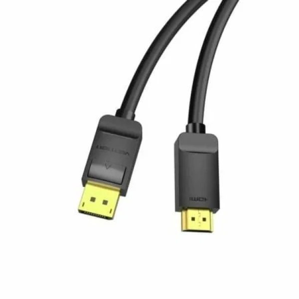 Cable Conversor Vention HADBH/ Displayport Macho - HDMI Macho/ 2m/ Negro - Imagen 2