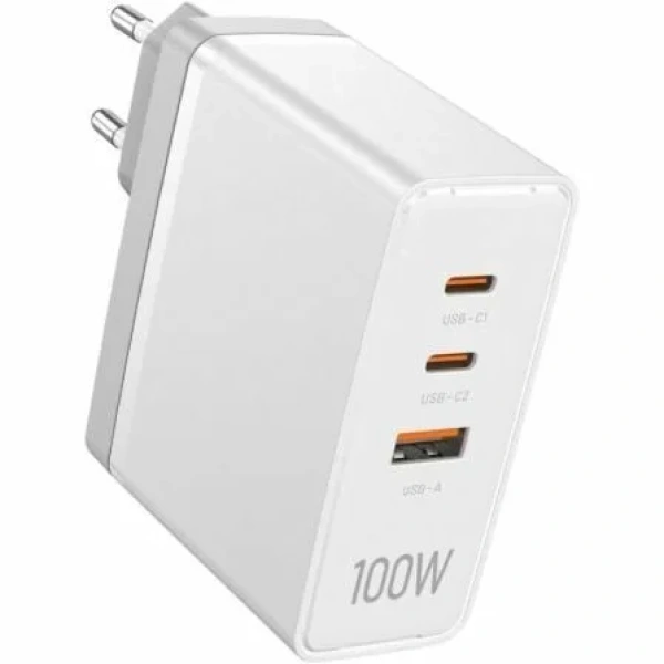 Cargador de Pared GaN Vention FEGW0-EU/ 2xUSB Tipo-C/ 1xUSB/ 100W - Imagen 2