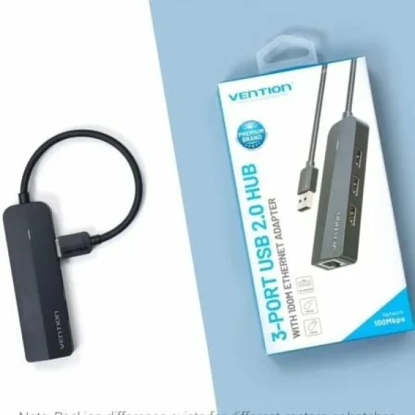Docking USB 2.0 Vention CHPBB/ 3xUSB/ 1xMicro USB PD/ 1xRJ45/ Negro - Imagen 3
