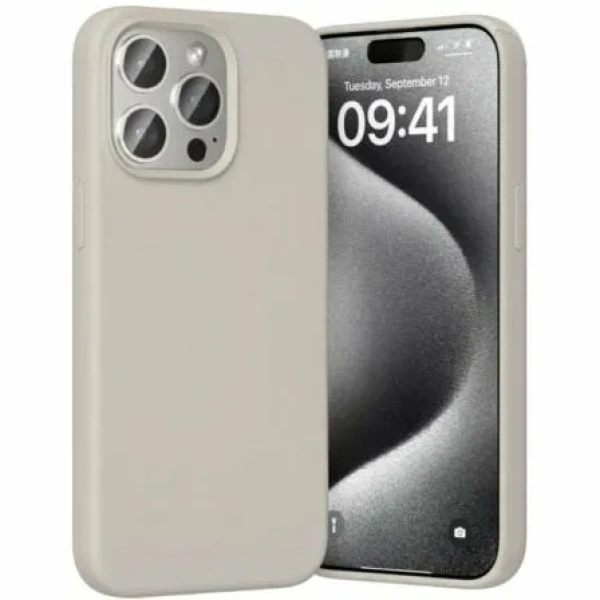 Funda Silicona con Magsafe Vention KUFM0-20/ Compatible con iPhone 15 Plus/ Gris Grava - Imagen 2