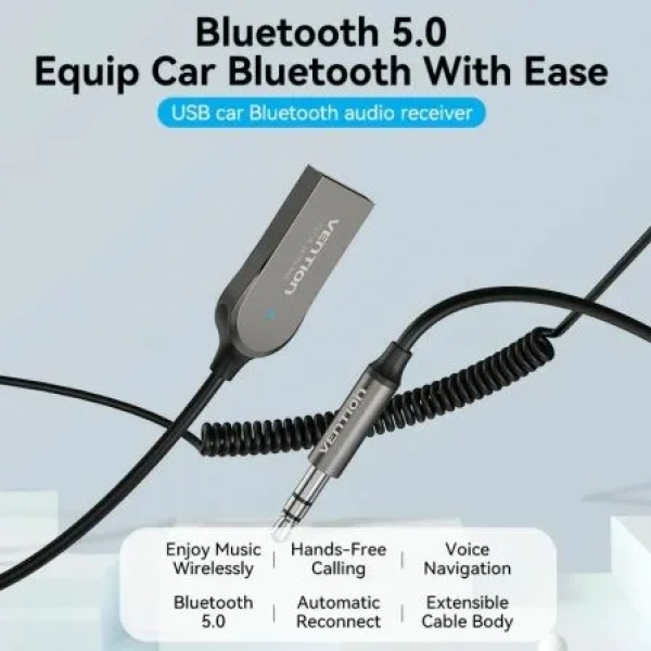 Receptor FM/ MP3/ Bluetooth Vention NAGHG - Imagen 2