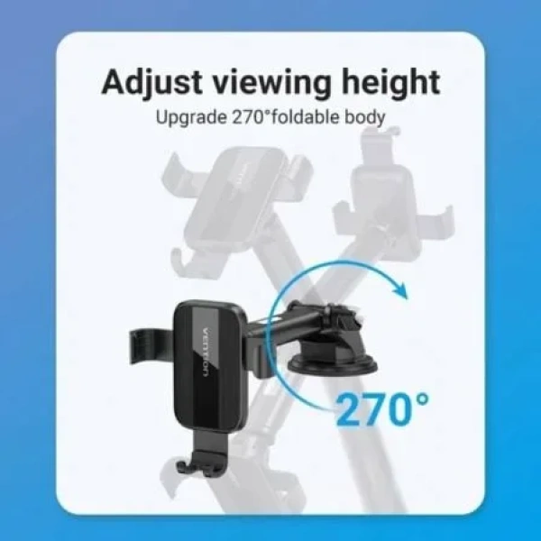 Soporte de Smartphone para Coche Vention KCOB0/ Negro - Imagen 3