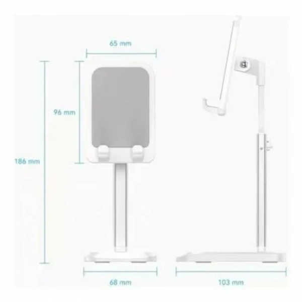 Soporte para Smartphone/Tablet Vention KCQW0/ Blanco - Imagen 2