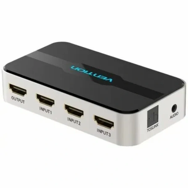 Duplicador HDMI Vention AFJH0/ 3x HDMI Hembra - HDMI Macho / 1x Audio - Imagen 2
