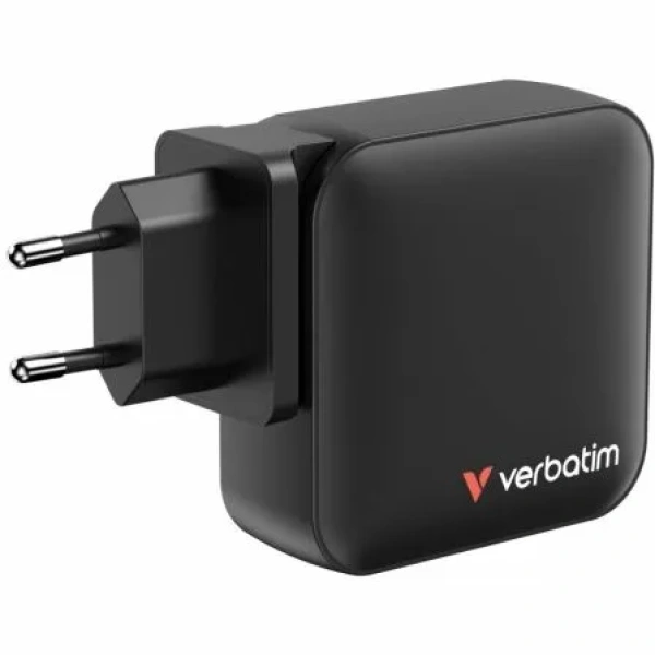Cargador de Pared Universal GaN para Viaje Verbatim Mini GaN Wall Charger/ 3xUSB Tipo-C/ 1xUSB/ 165W - Imagen 2