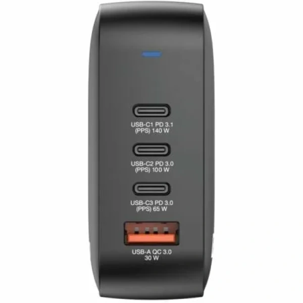 Cargador de Pared Universal GaN para Viaje Verbatim Mini GaN Wall Charger/ 3xUSB Tipo-C/ 1xUSB/ 165W - Imagen 3