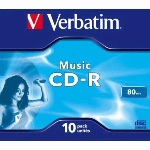 CD-R Verbatim Music 16X/ Caja-10uds - Imagen 2