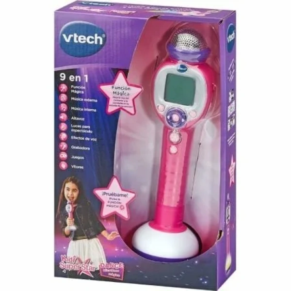 Micrófono Inalámbrico VTech Kidi SuperStar Dance Micrófono Mágico/ Rosa - Imagen 3
