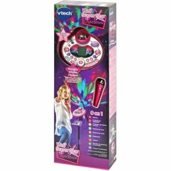 Micrófono Inalámbrico VTech Kidi SuperStar LightShow/ Rosa - Imagen 3