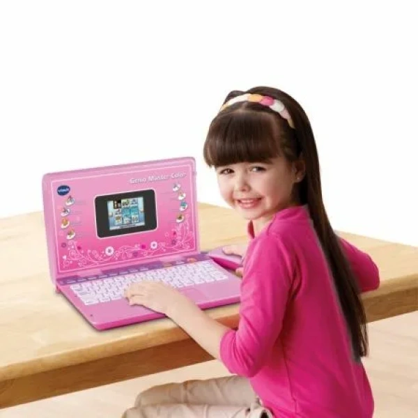 Portátil Infantil VTech Genio Máster Color Bilingüe/ Rosa - Imagen 2
