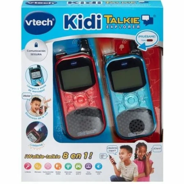 Walkie Talkie VTech KidiTalkie Explorer/ Rojo y Azul - Imagen 2