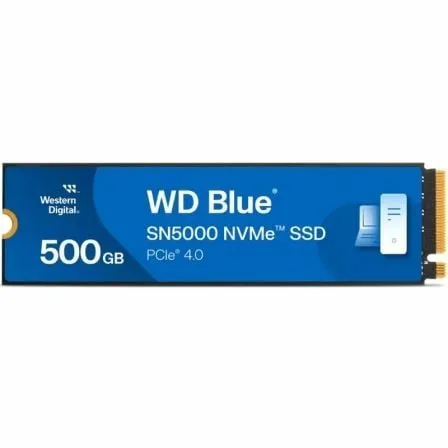 Disco SSD Western Digital WD Blue SN5000 500GB/ M.2 2280 PCIe Gen4