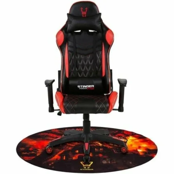 Alfombra Gaming Woxter Stinger Floorpad/ Roja - Imagen 3
