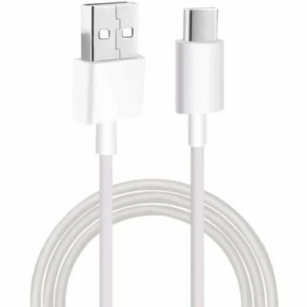 Cable USB 2.0 Xiaomi Mi USB-C/ USB Tipo-C Macho - USB Macho/ 1m/ Blanco