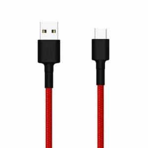 Cable USB 2.0 Xiaomi SJV4110GL/ USB Macho - USB Tipo-C Macho/ 1m/ Rojo y Negro