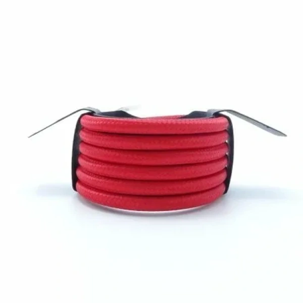 Cable USB 2.0 Xiaomi SJV4110GL/ USB Macho - USB Tipo-C Macho/ 1m/ Rojo y Negro - Imagen 3