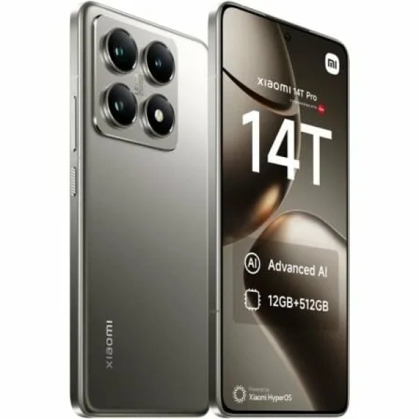 Smartphone Xiaomi 14T Pro 12GB/ 256GB/ 6.67"/ 5G/ Gris Titanio - Imagen 2