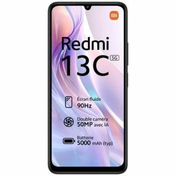Smartphone Xiaomi Redmi 13C 4GB/ 128GB/ 6.74"/ 5G/ Negro - Imagen 2