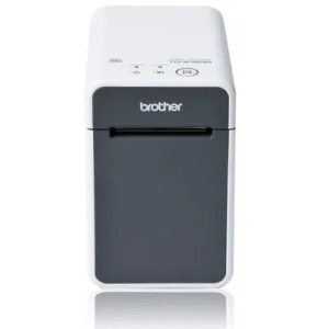 Impresora de Etiquetas y Tickets Brother TD-2125NWB/ Térmica Directa/ Ancho etiqueta 63mm/ USB-RS232C-Bluetooth/ Blanca y Negra