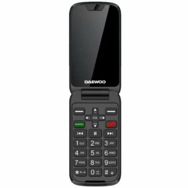 Teléfono Móvil Daewoo DW8005 para Personas Mayores/ 4G/ Negro