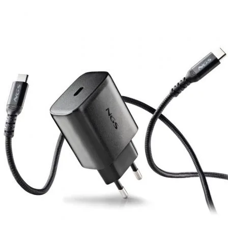 Cargador de Pared GaN NGS Bud 45W/ 1xUSB Tipo-C/ 45W